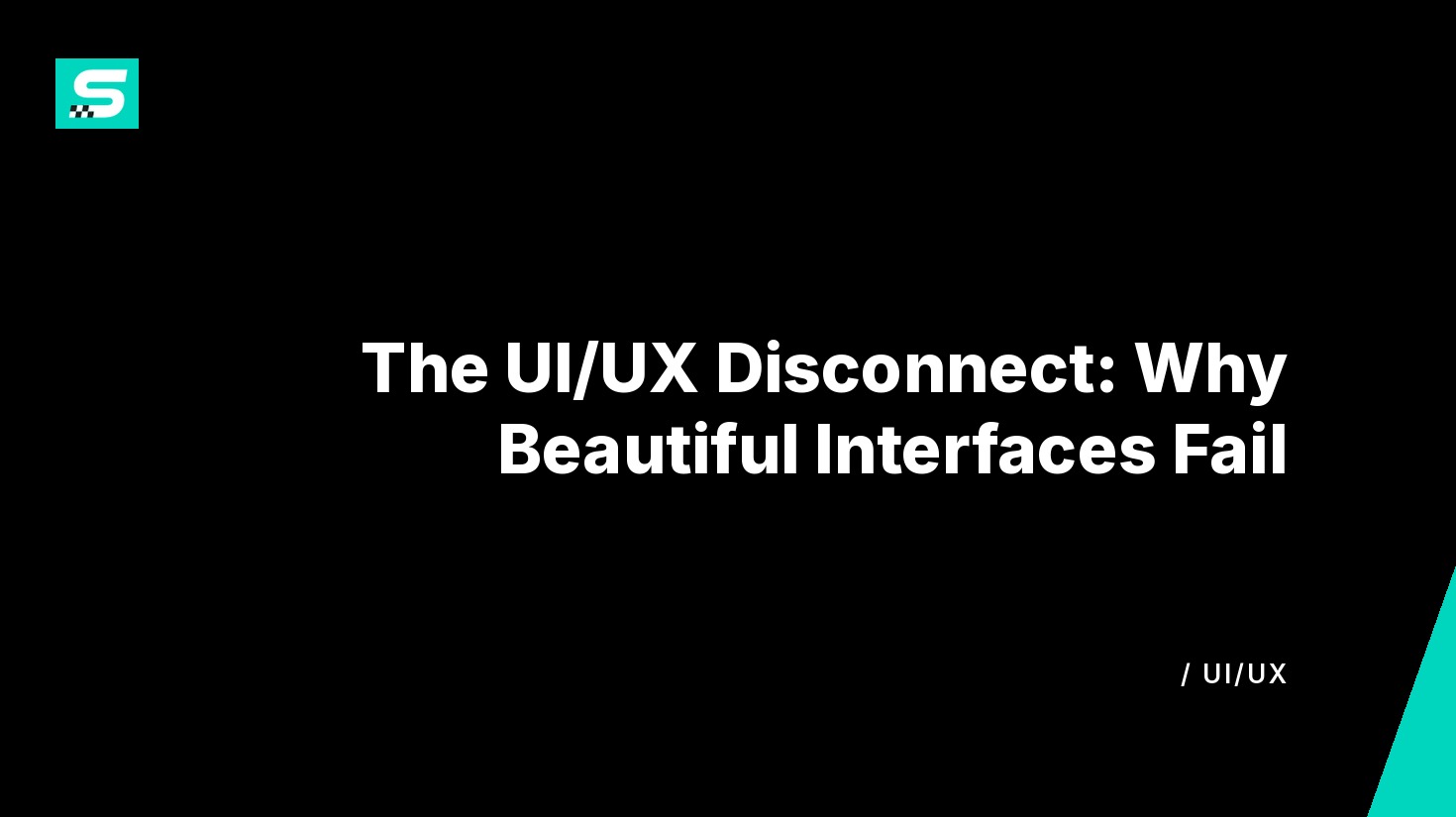 the ui/ux disconnect: why beautiful interfaces fail