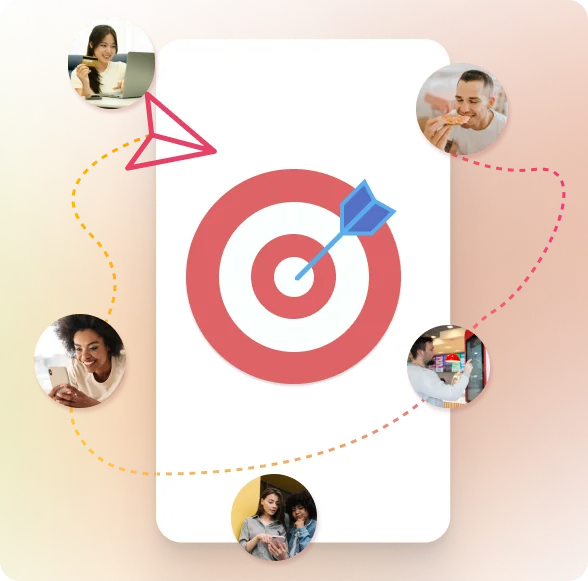 Geofencing audience targeting illustration