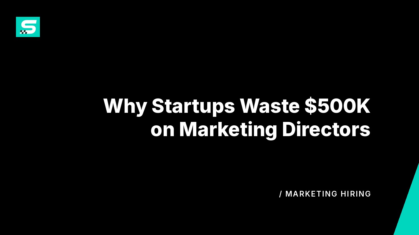 startup marketing director